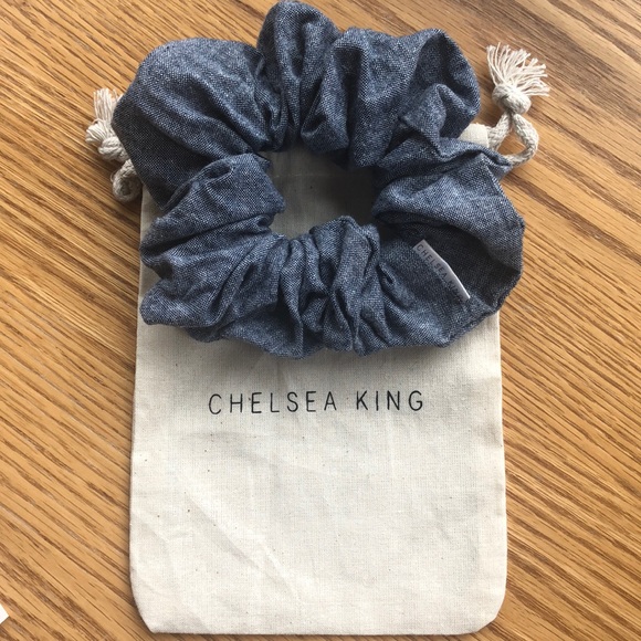 Chelsea King Accessories - *3 for $30* Chelsea King Washed Jean Scrunchie